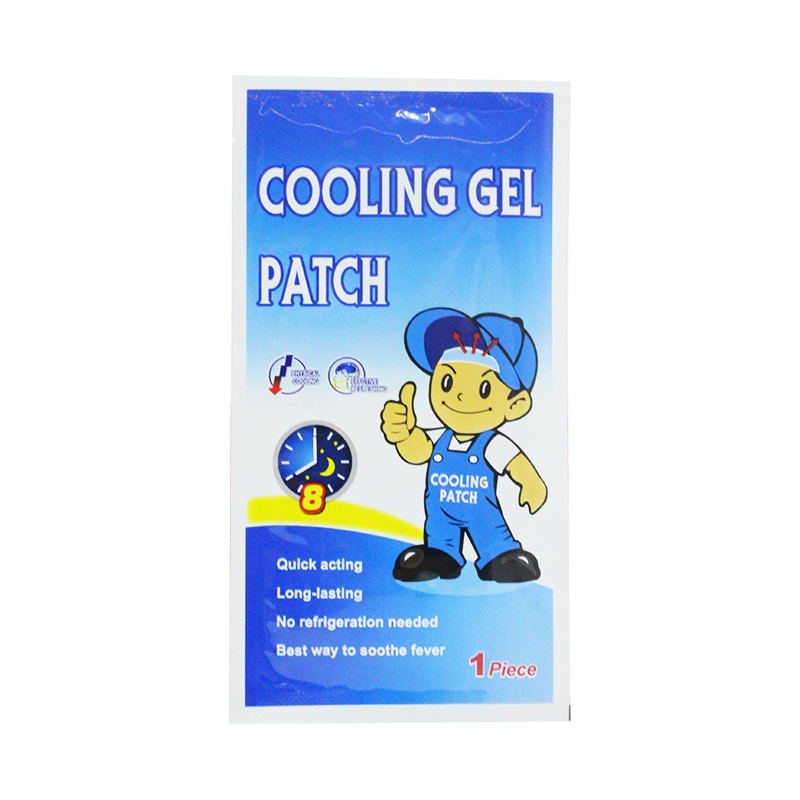 Cross-border single-piece cooling patches, physical fever reduction patches, children's cooling patches, cold compress patches, heatstroke prevention patches, cooling ice patches, English Item Picture