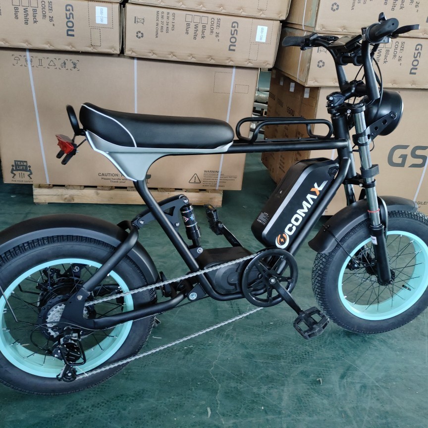 Cross-border DirtBike 18-inch super520t2 Fat tire 4.0 electric lithium battery-powered off-road bicycle details Picture