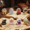 Cute cartoon cat Jingjing Crystal Blind box, creative crystal ball design, desktop decoration gift, gift decoration blind box details Picture