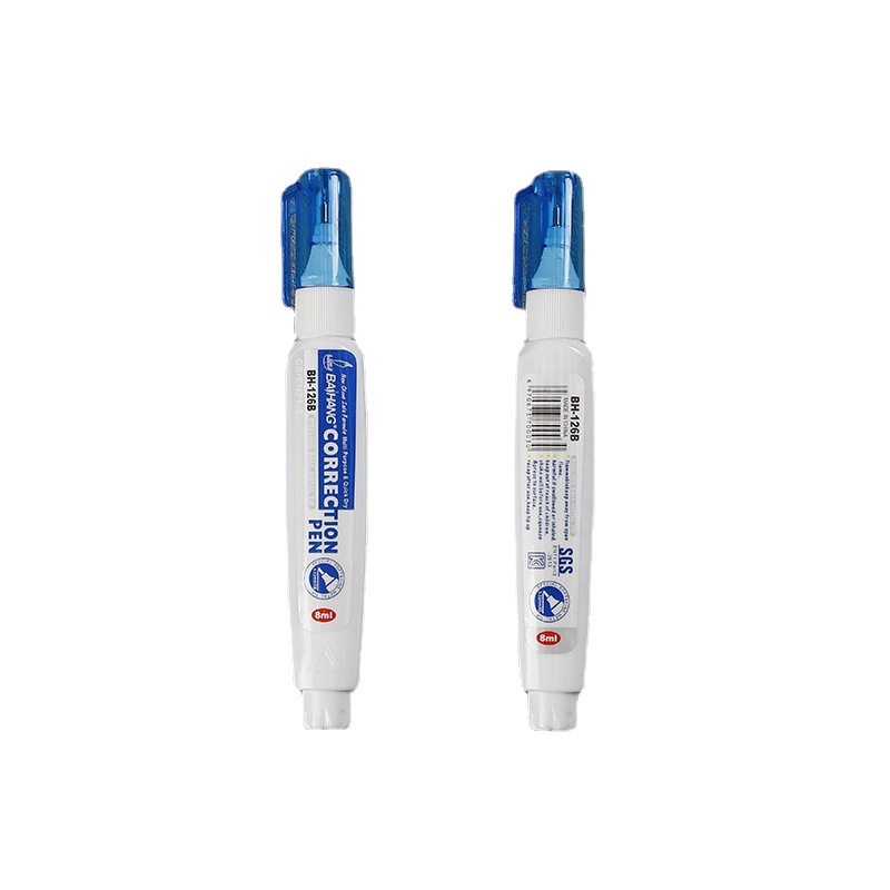 Hot-selling foreign trade correction fluid BH126B, smooth and leak-proof correction pen, student office correction fluid pen wholesale Item Picture