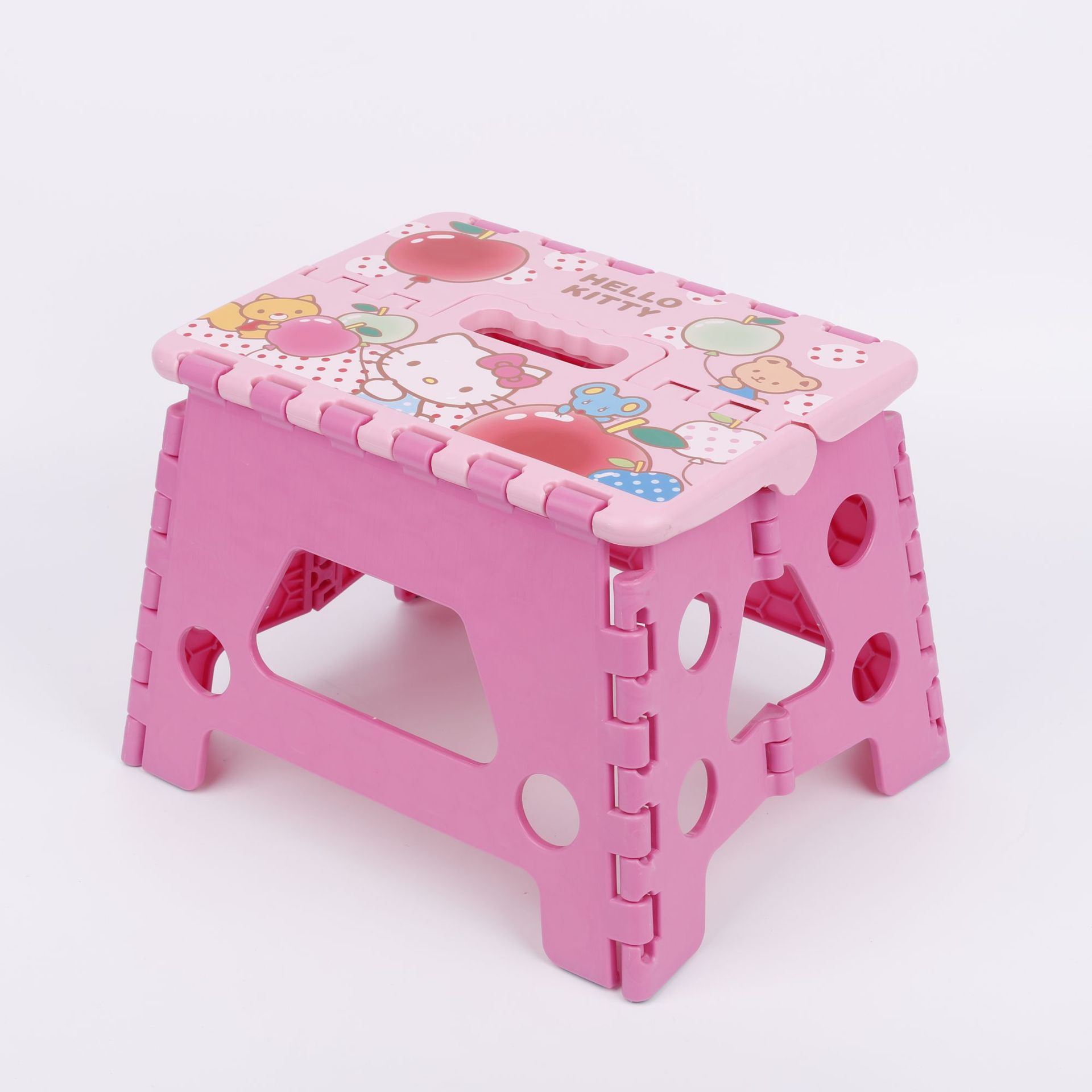 出口加厚卡通塑料折叠凳子儿童成人室内户外小凳子椅子防滑环保