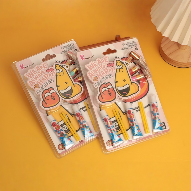 Los niños soplan burbujas pegamento globo tuba soplar no roto seguro no tóxico pequeña botella burbuja agua stand juguetes divertidos para la infancia Specification image