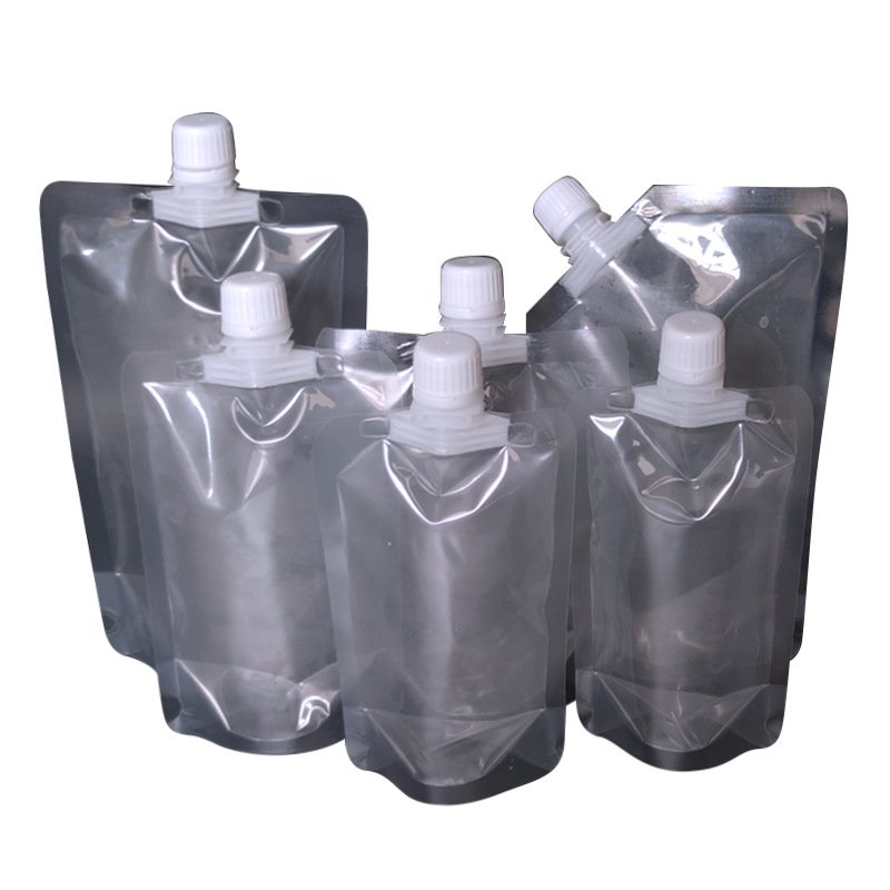 In-stock concert water bags, beverage yogurt, traditional Chinese medicine liquid bags, soy milk portioning bags, disposable liquid transparent spout bags Item Picture