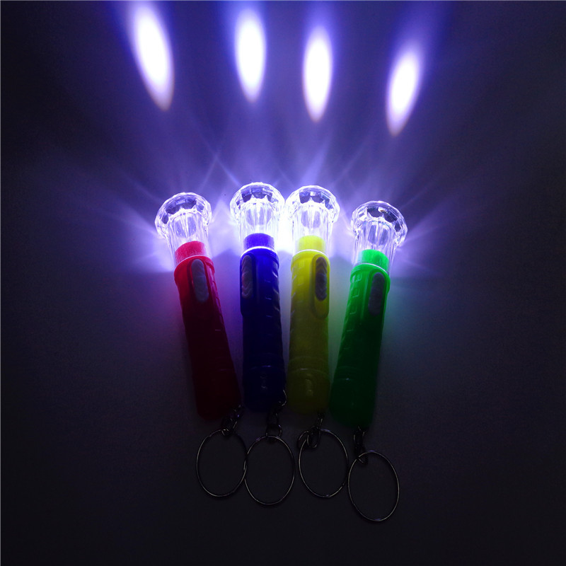 Children's toy keychain lights, gift flashlights, LED night lights, ground promotion supply, factory direct sales Specification image