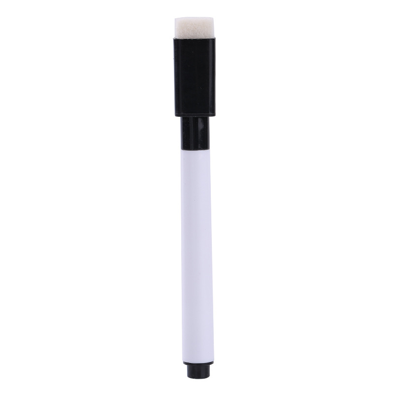 Qianhui whiteboard pen with magnet, children's LOGO printing, reerasable fine pen tip, magnetic brush, 8-color whiteboard pen Item Picture