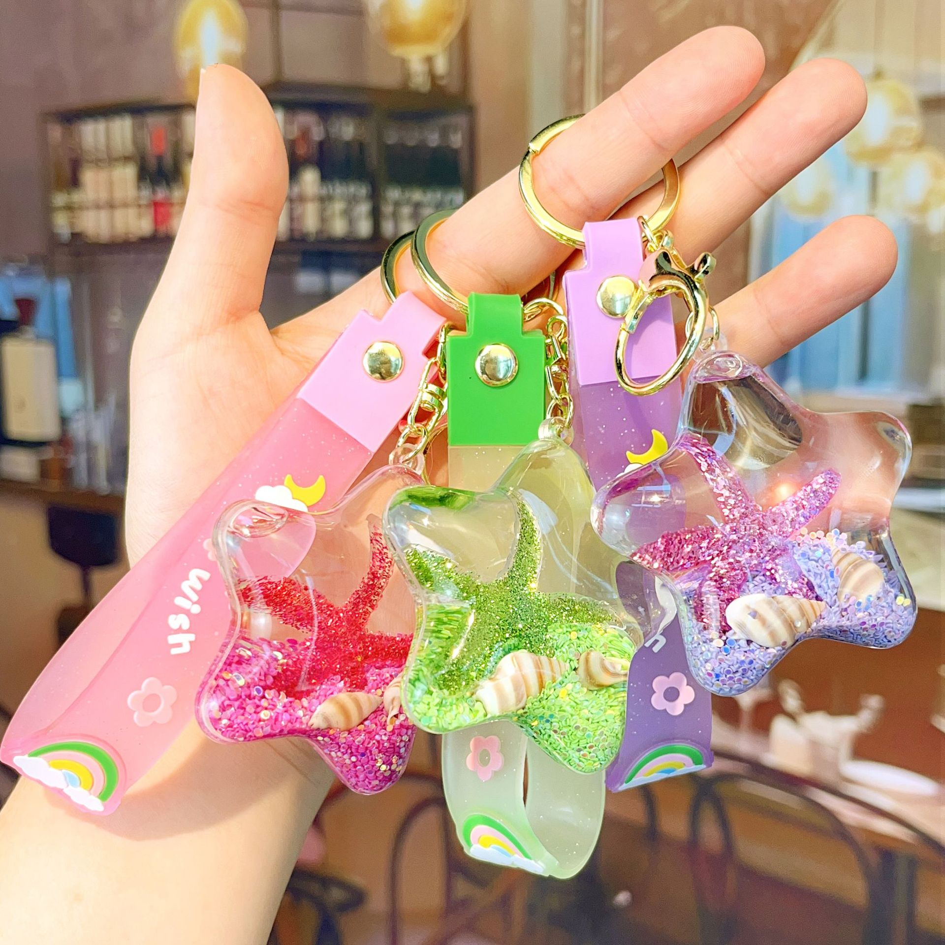 钥匙扣/卡通钥匙扣挂件/钥匙扣公仔挂件/发光闪光钥匙扣/马卡龙钥匙扣产品图