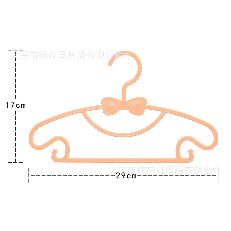 Plastic folding clothes hanger, children's wooden clothes rack, multi-functional clothes hanger, clothes hanger organization supplies Specification image