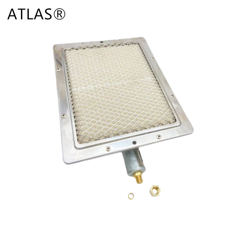 Barbecue stove grate oven heater burner head accessories infrared burner head 220*170mm square burner Application Scenario