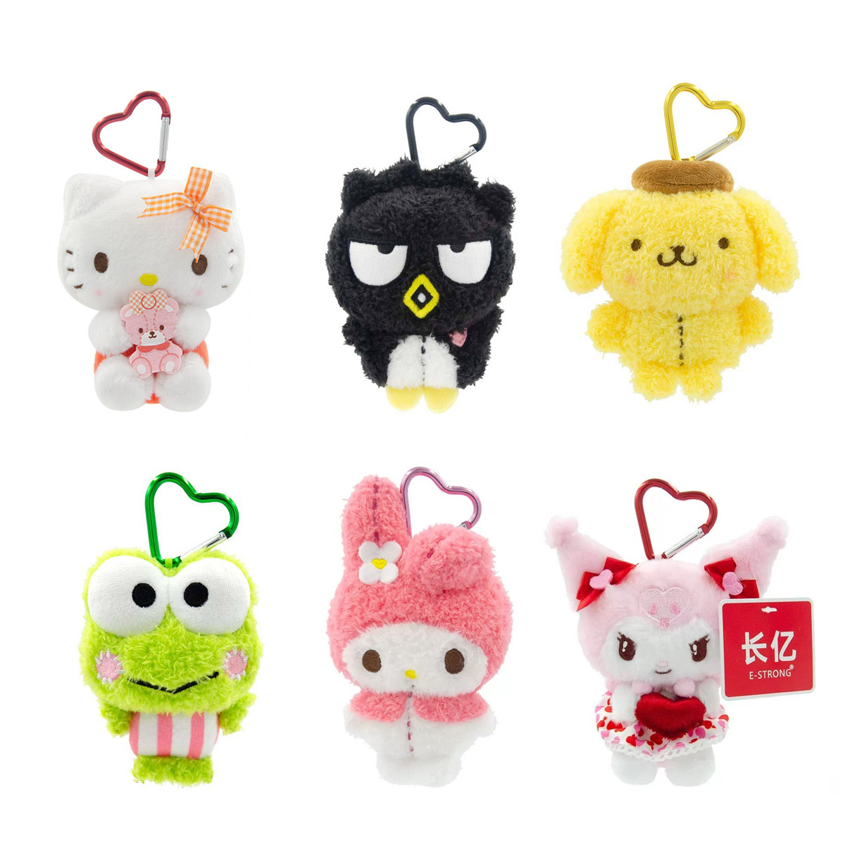 Sanrio officially authorized Coolomi Melody KT Cat Pudding Dog Penguin Plush Toy Pendant Bag Keychain