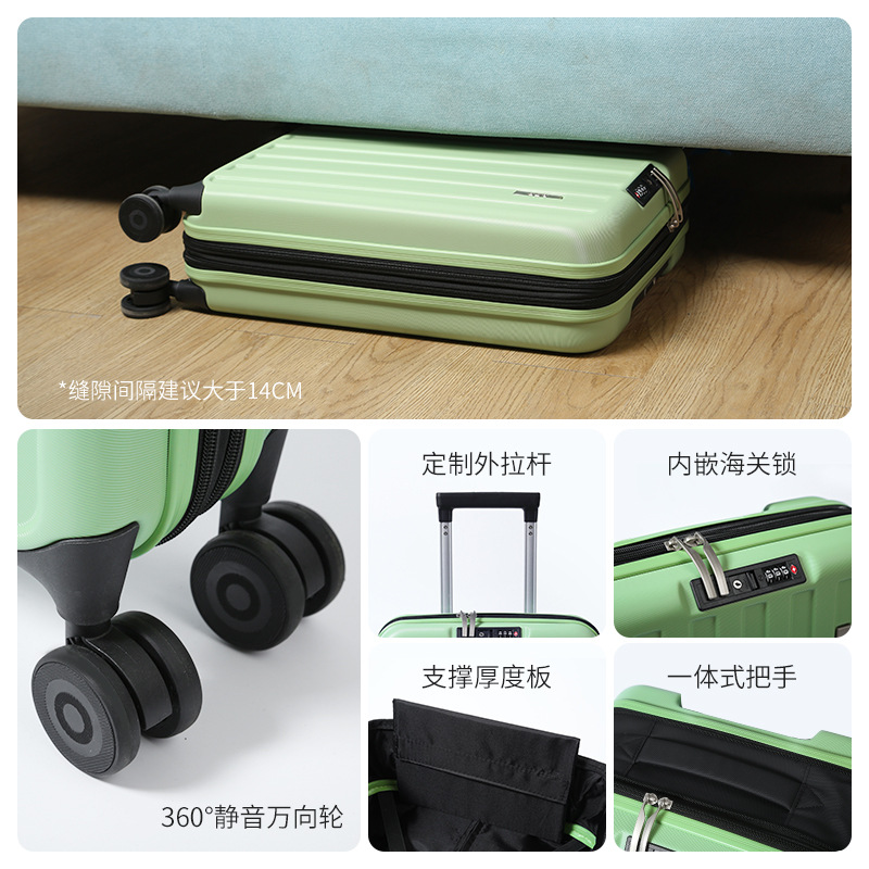 The new 20-inch foldable travel storage suitcase with a handle is a portable carry-on suitcase for both men and women with a large capacity details Picture