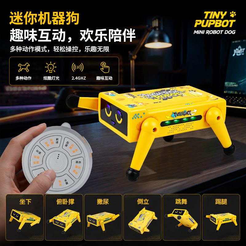 Transfronterizo mini perro máquina inteligente juguetes de control remoto voz interactiva sensor touch band giroscopio mesa de juguete Application Scenario