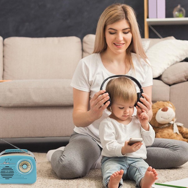 复古式 多功能 蓝牙收音机携带USB/DC产品图