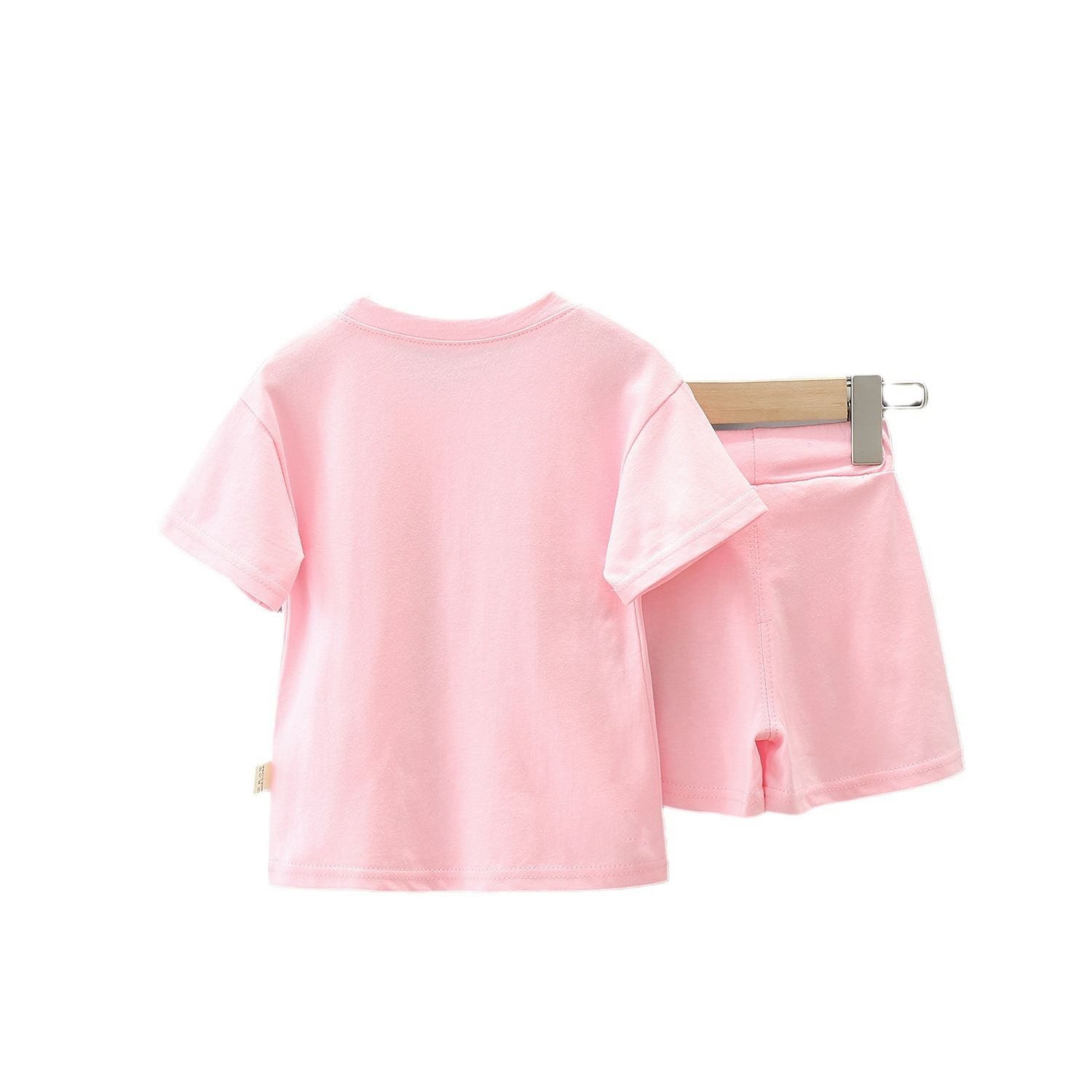 童装/童装女童短袖韩版/夏季短袖/衣服男童短袖韩版/儿童装男童短袖卡通白底实物图