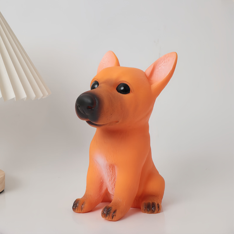 Cross-border new series of dog series artistic animal pvc statues, creative stress-relieving toys, desktop ornaments, relieve stress Specification image