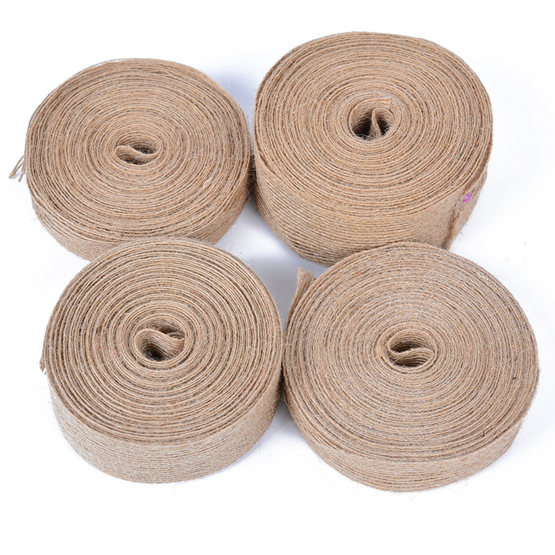 DIY hemp rope webbing, fish silk hemp creative jute woven webbing, linen fabric woven bow packing webbing Application Scenario