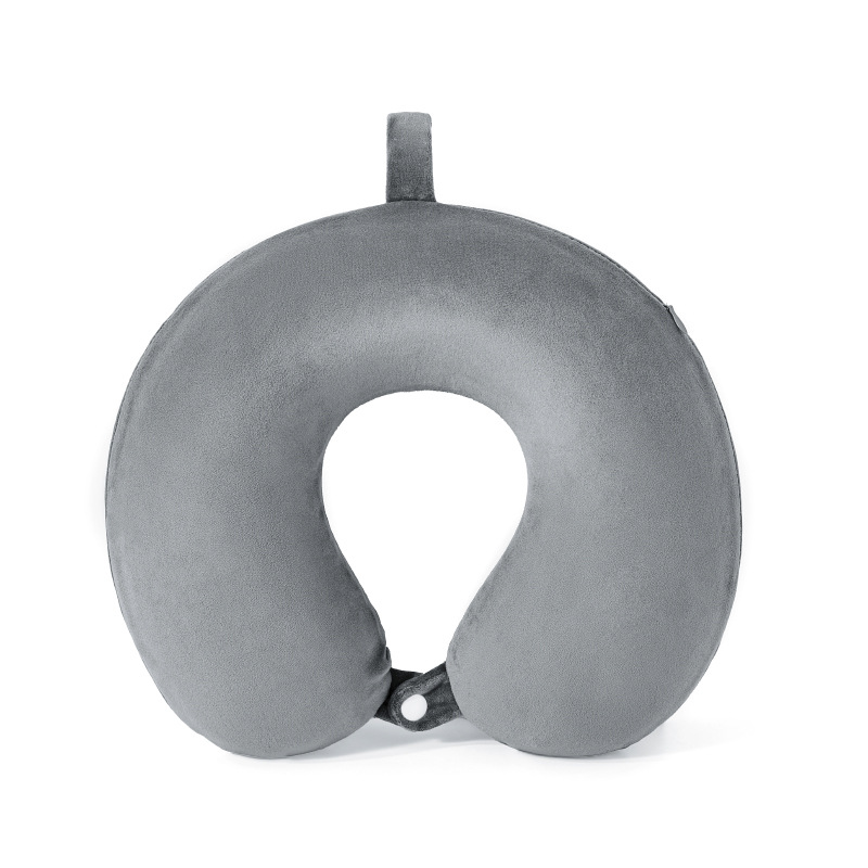 u型枕记忆棉护颈枕批发便携家用旅行颈椎枕头办公午睡枕护颈u型枕白底实物图