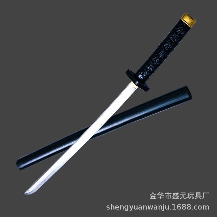 Naruto large Deadpool Two-sword samurai prop Halloween children's small PU anime sword model toy