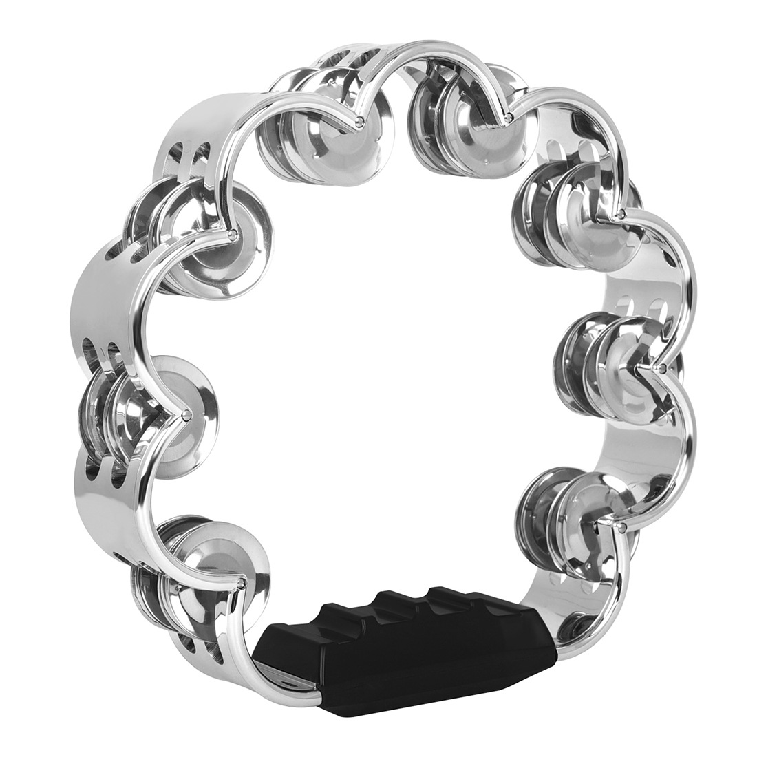 Plum blossom stainless steel hand-cranked bells, double-layer flower drum rings, percussion instruments, musical props, children's dance, double-row bells Application Scenario