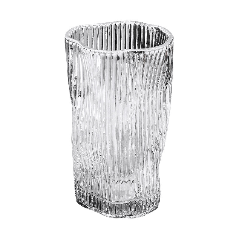 ins home irregular twisted cup, iced Americano latte coffee cup, glass cup, summer cold drink coffee cup Item Picture