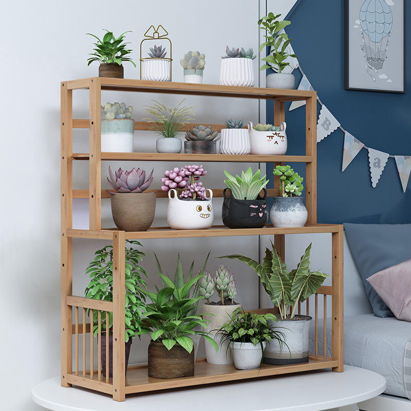 木质多层花架WiFi置物架挂墙亚克力分隔架多功能收纳货架