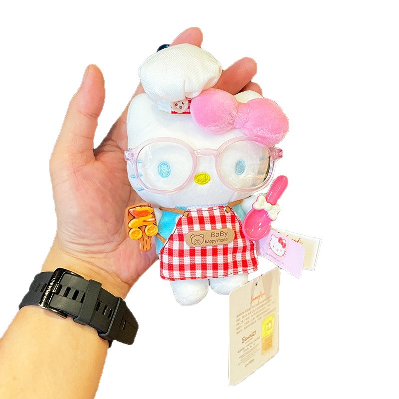 hellokitty plush figurines, official Hello Kitty small pendants, cute chef hats, aprons, bags, pendants and dolls Item Picture
