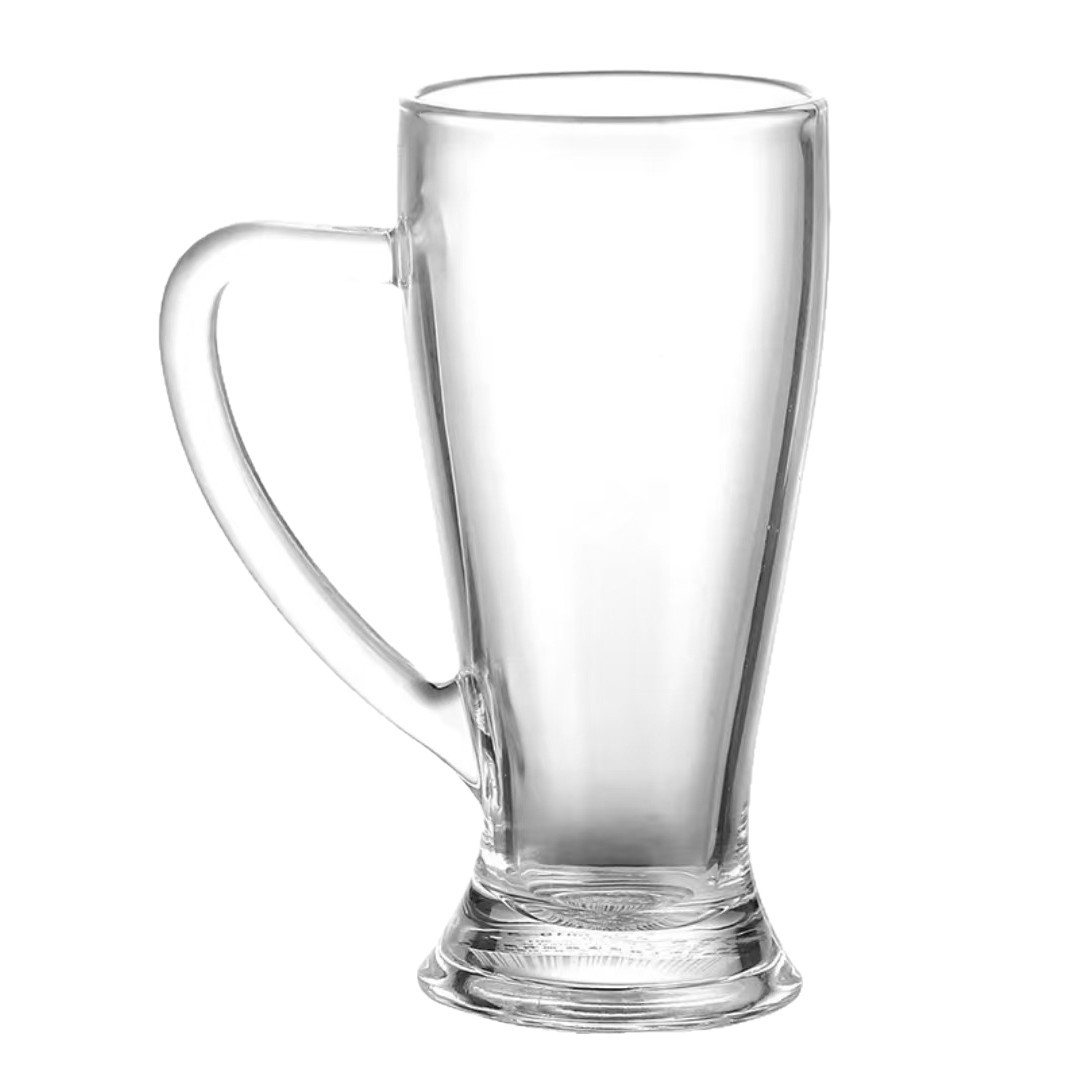 Beer mugs, popular glass draft beer cups, large glass cups with handles, bar water cups, glass water cups, cups Item Picture