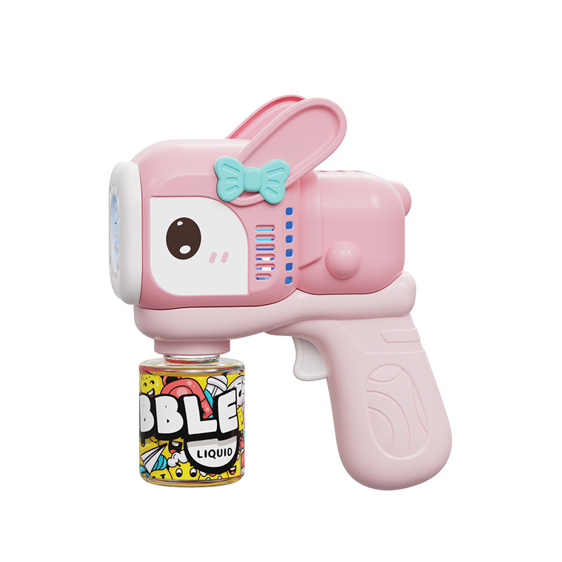 New children's toy fully automatic bubble machine, hand-held multi-hole baby bubble gun, birthday gift for boys and girls Item Picture