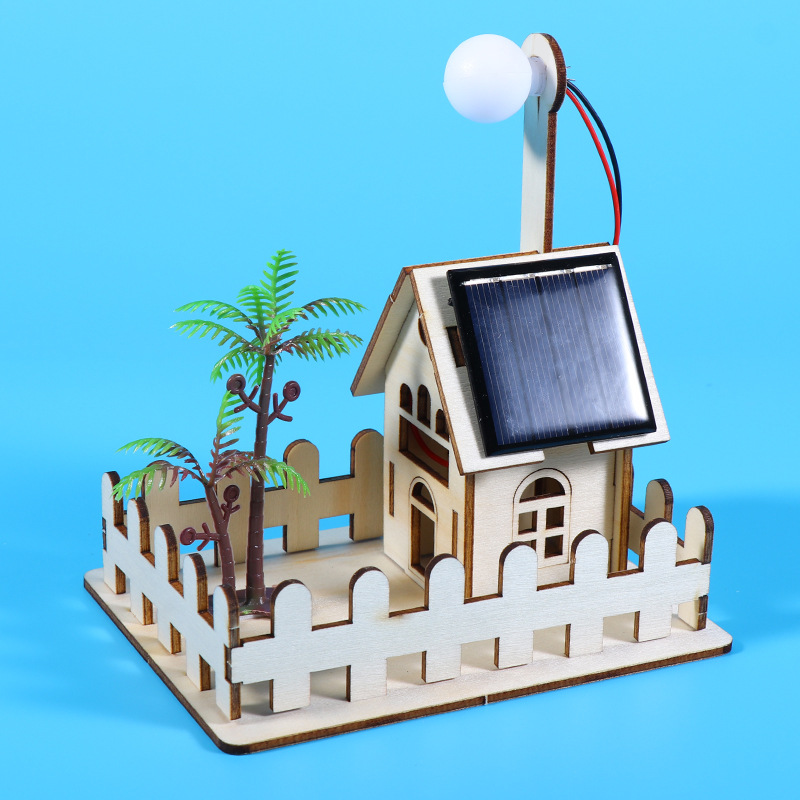Science Experiment Solar street lamp, physical science experiment equipment, solar garden lamp, small technology production Specification image
