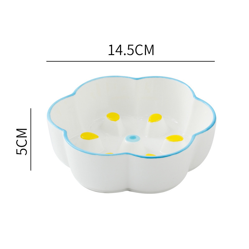 Ceramic plain bowls, large bowls, glass ceramic soup bowls, household tableware, kitchen tableware and bowl sets Specification image