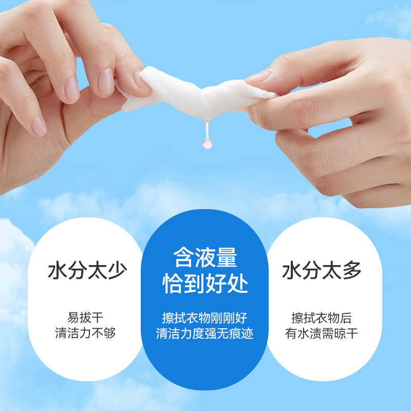 Disposable wet wipes for stain removal from clothes, cleaning wet wipes, a must-have for removing stains from disposable clothes, direct delivery from a dedicated wet wipes manufacturer Application Scenario