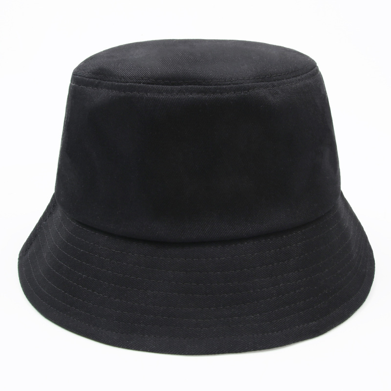 Spring, summer and autumn hats: Women's Korean-style plain solid color fashionable classic fisherman hat, men's personalized outdoor casual sunshade basin hat Item Picture