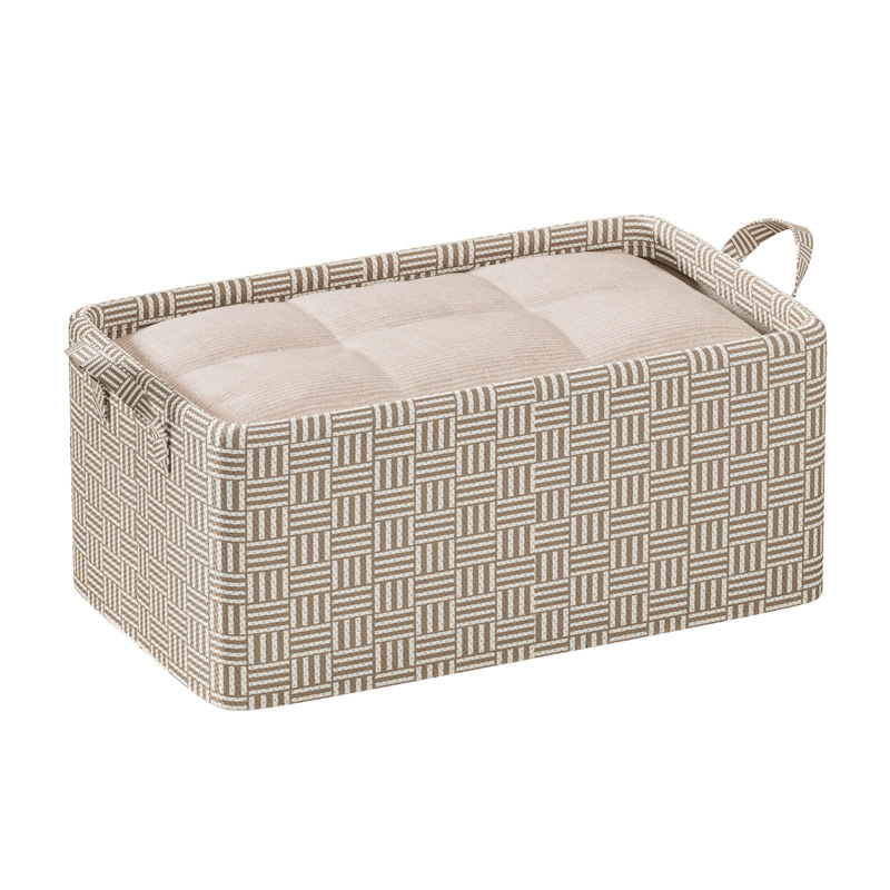 Clothing storage box, home wardrobe, clothes and pants organizing box, layering magic tool, fabric dormitory wardrobe, storage basket Item Picture