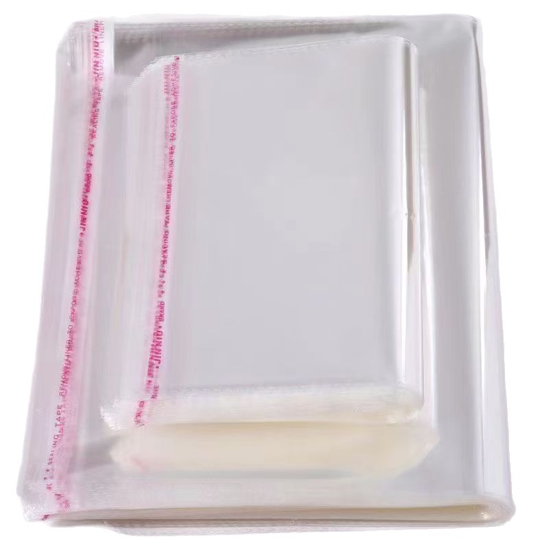 In-stock opp self-adhesive bags, jewelry and clothing packaging bags, transparent packaging bags, opp bags wholesale, thickened transparent self-adhesive bags Item Picture