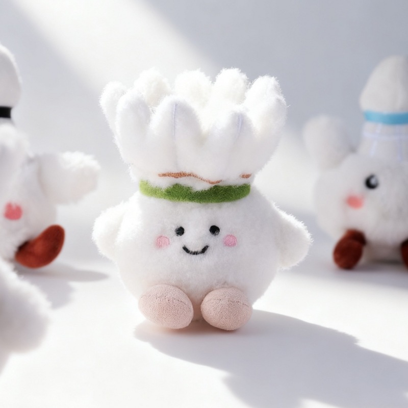Cute badminton plush pendants, small gifts, bags, pendants, dolls, stuffed toys, wholesale keychains on Xiaohongshu details Picture