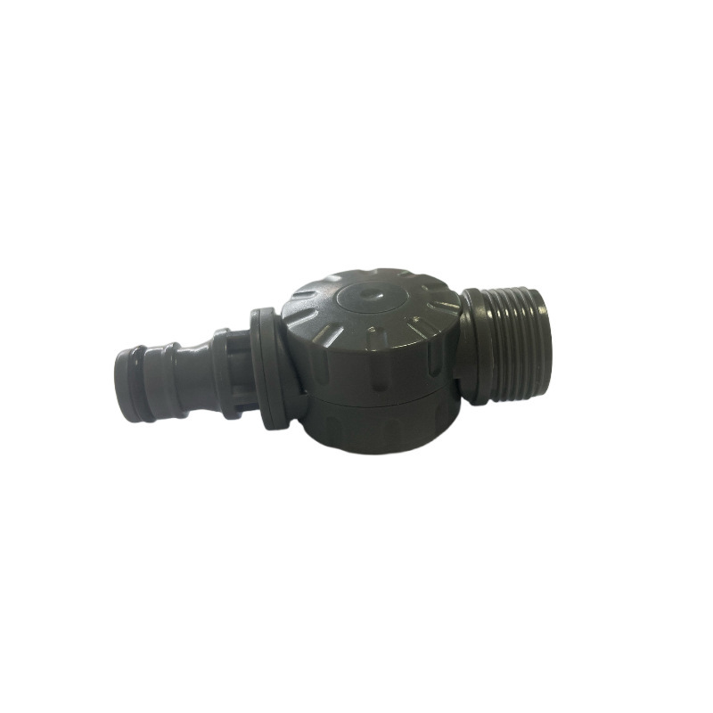 ABS塑料防折弯水龙头接头奶嘴一头螺纹转换水流方向水管工具配件