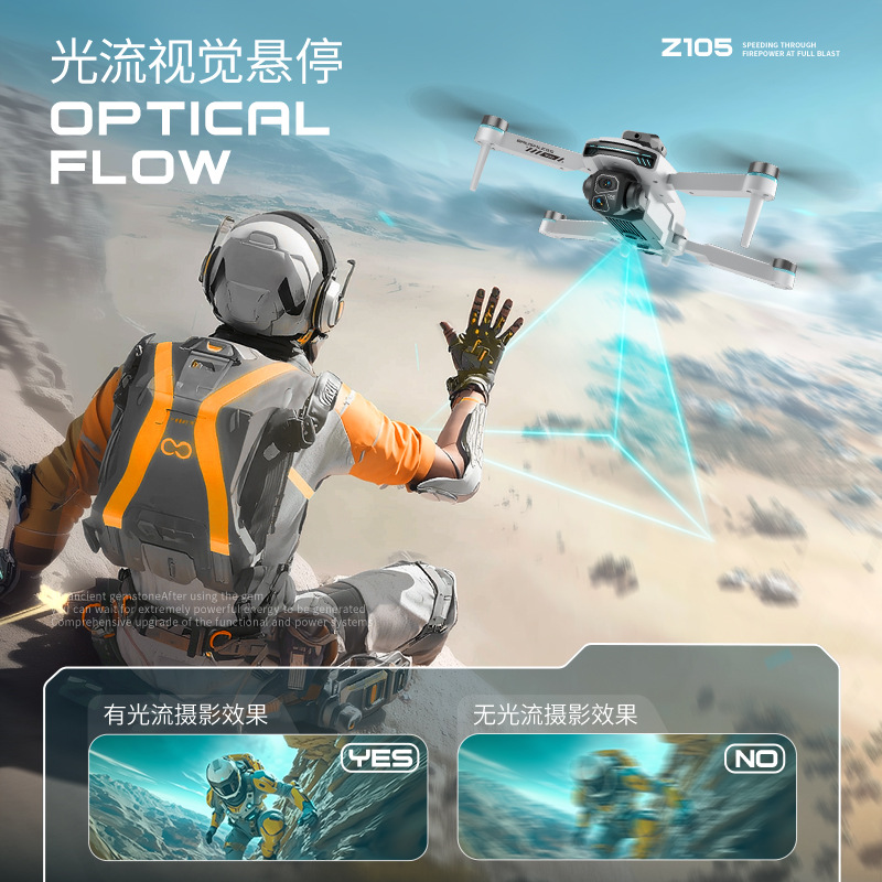 Z105 drone sin escobillas 4.3 pulgadas pantalla grande control remoto hd doble foto super larga duración inteligente evitar obstáculos rc avión Specification image