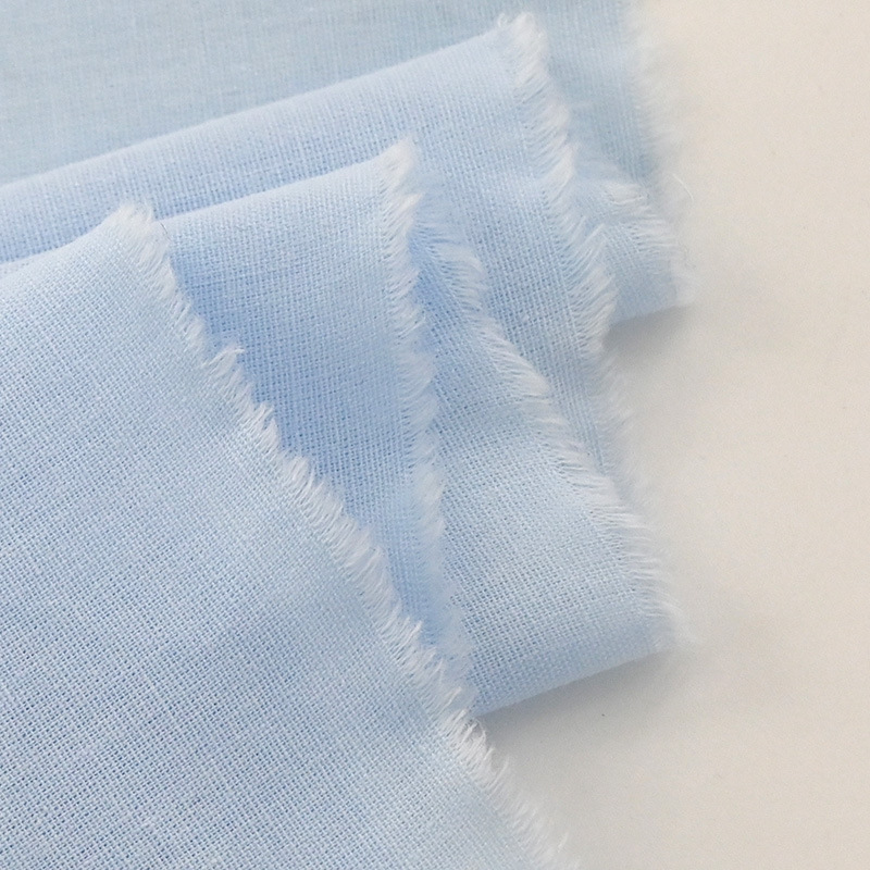 薄款平纹半透府绸砂洗纯色棉布里布内里衬防晒衫宽松半身裙布料