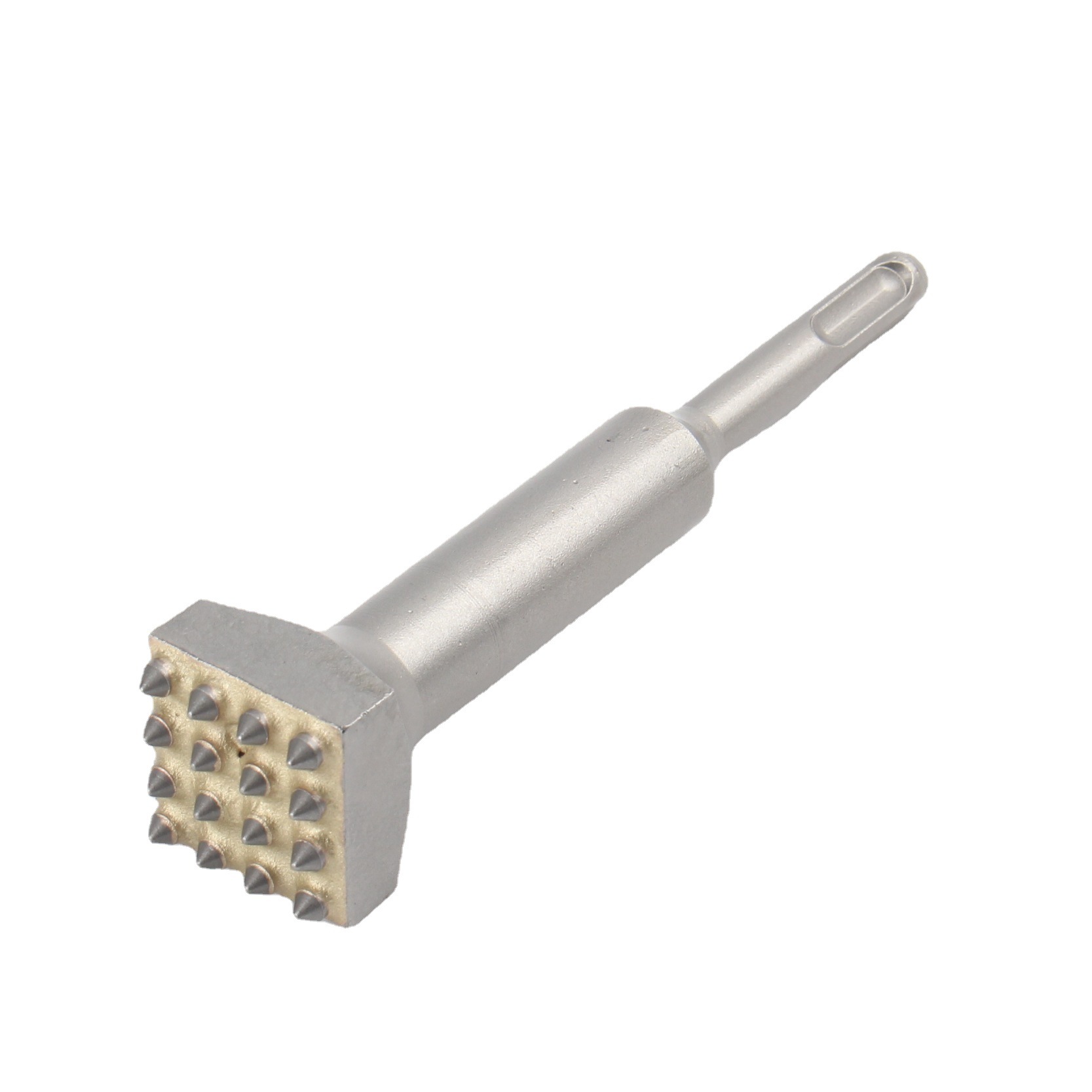 Electric pickaxe and electric hammer interface, concrete alloy head, 16-tooth flower hammer, suitable for both wall smashing, tiling and roughening Item Picture