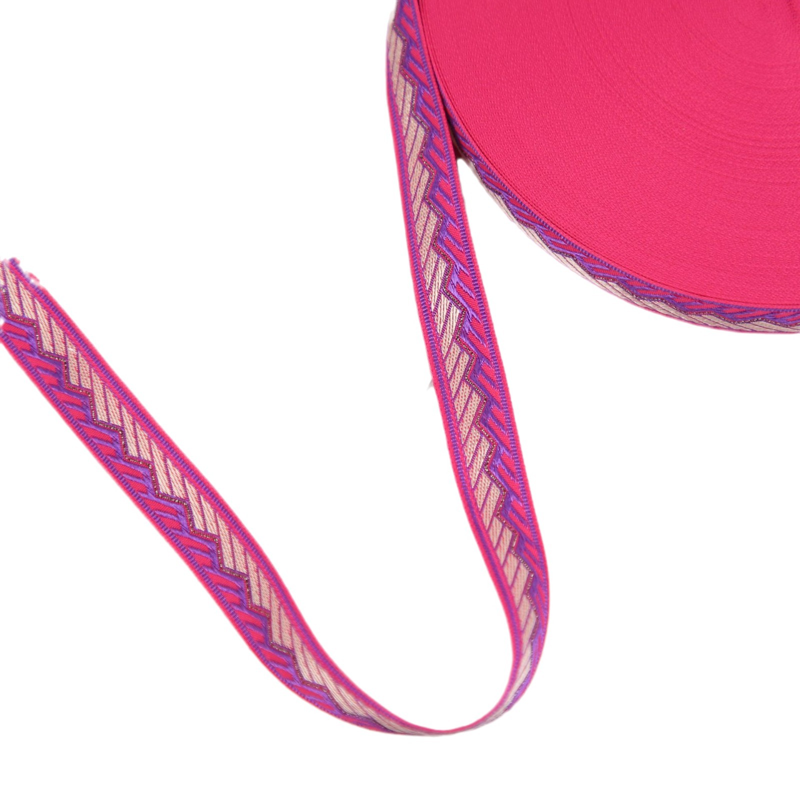 1.5cm twill ethnic style jacquard webbing, classic ethnic style jacquard webbing, ethnic clothing and accessory lace Item Picture