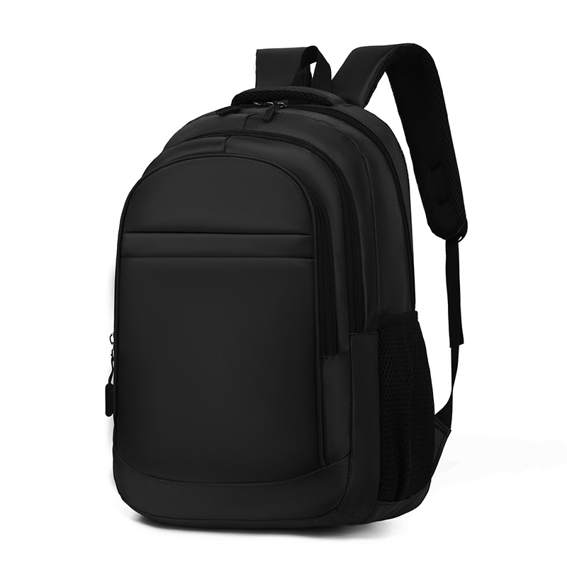 Business backpacks for men, wholesale company gift bags, student computer schoolbags, solid color and simple daily commuting backpacks Item Picture