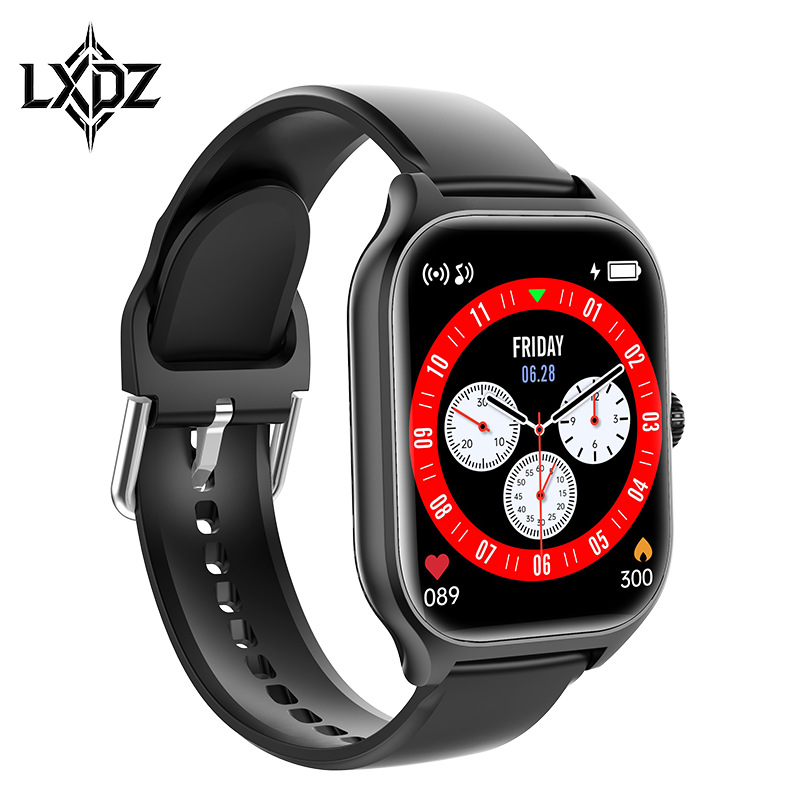 LXdZ's new cross-border smartwatch features Bluetooth calls, heart rate, blood pressure, blood oxygen, health monitoring, exercise step counting, and metal Item Picture