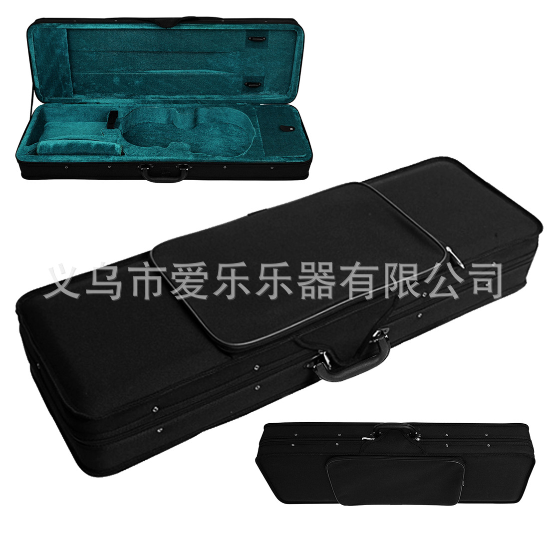 Portable, lightweight and wear-resistant Oxford cloth violin case, anti-drop violin case, double-shoulder violin case