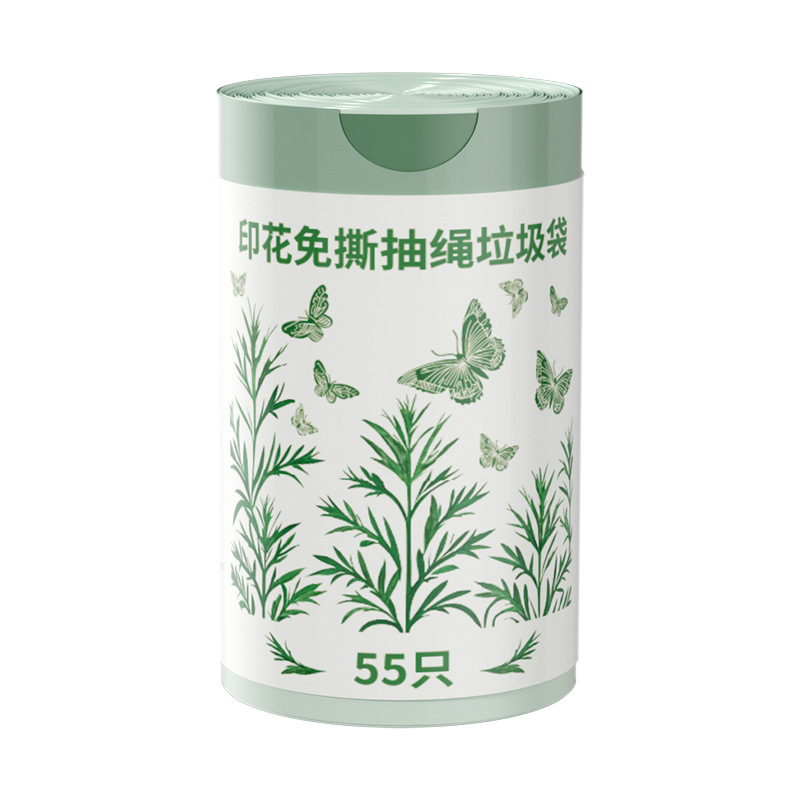 垃圾袋/物业垃圾袋/垃圾袋加厚/免撕垃圾袋/超大垃圾袋白底实物图