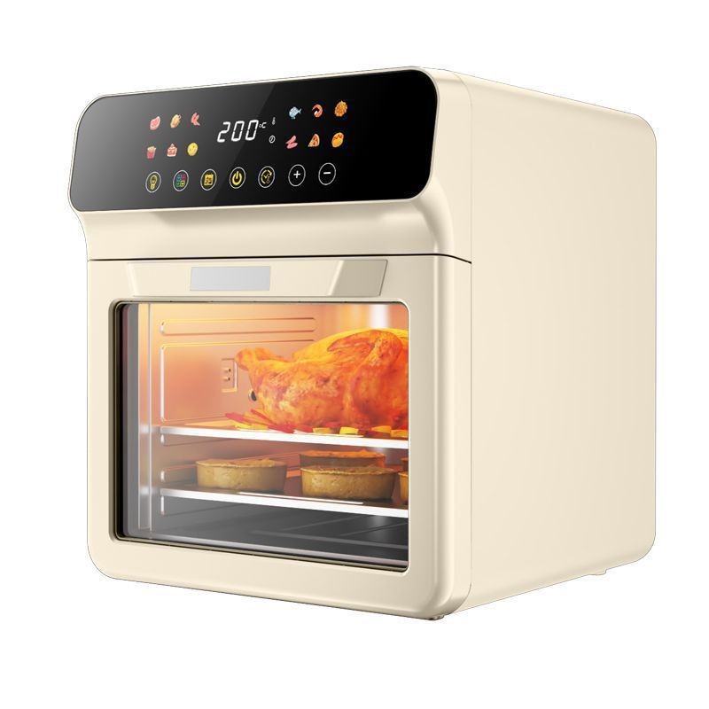 Household air fryer, household large-capacity visible steam oven integrated machine, smart electric fryer, multi-functional touch control Item Picture