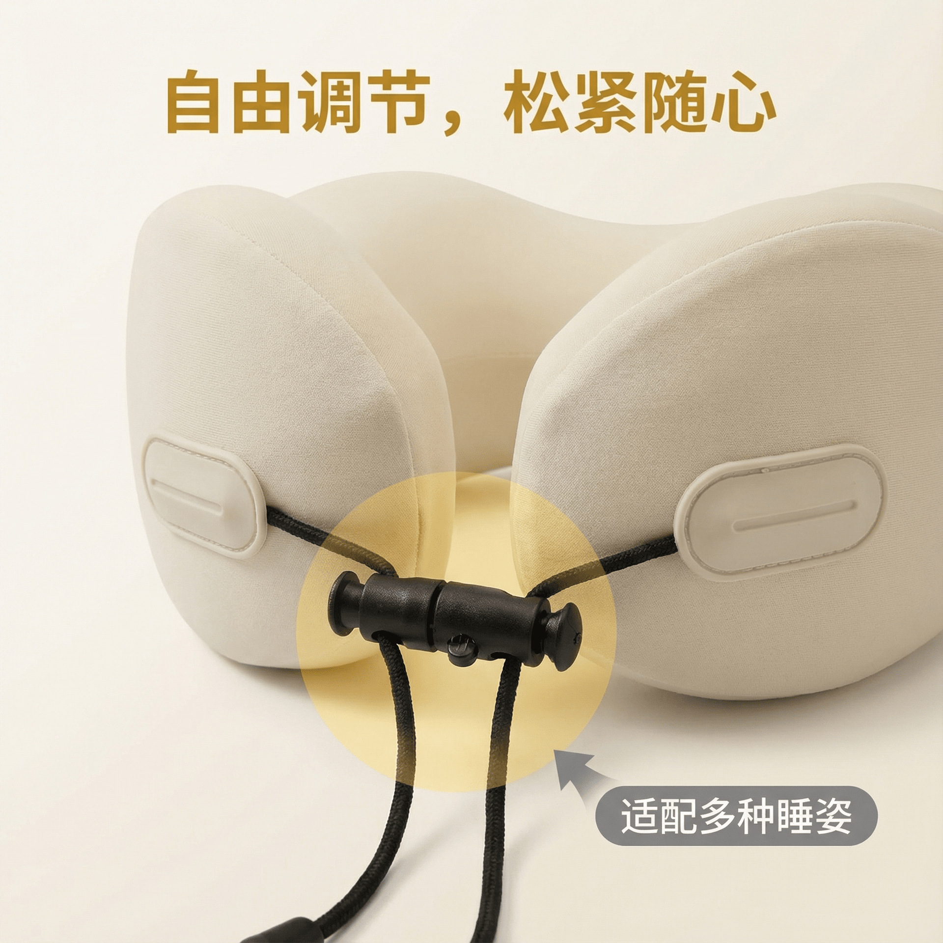 u型枕飞机旅行颈枕午睡护颈枕记忆棉便携u型枕u形枕头 Specification image