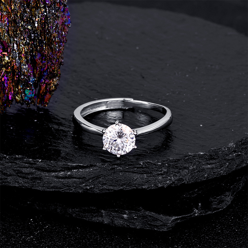 戒指/铜微镶戒指/Awayi/中古戒指/奢华闪耀戒指产品图