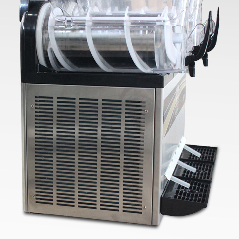The X-450 snow melting machine is a commercial three-cylinder snow mud machine, ice cream machine, ice granule machine, snow granule machine and cold drink machine details Picture