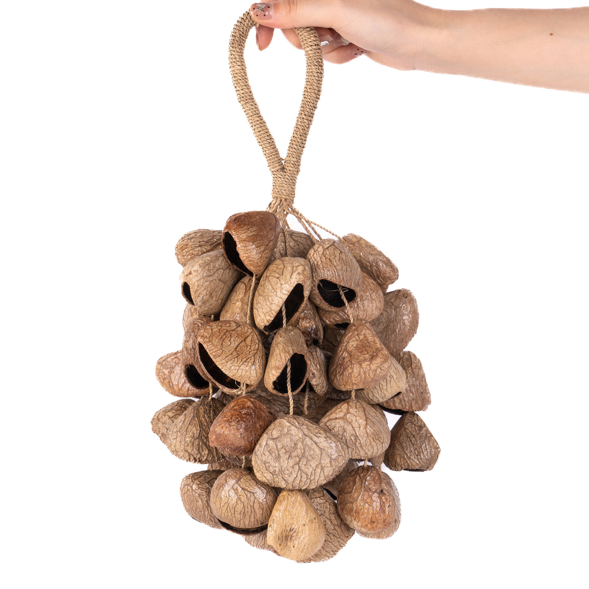 风铃/风铃果壳/果壳疗愈/果壳/玻璃风铃白底实物图