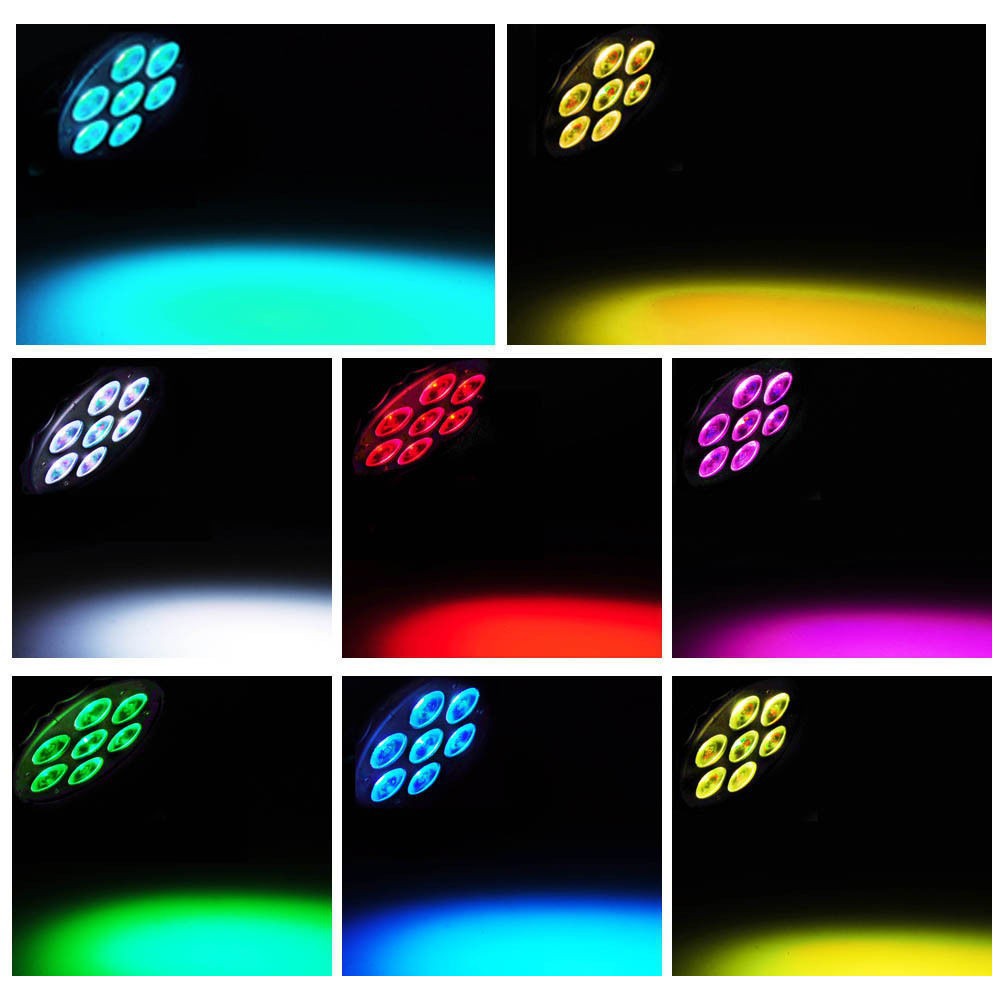 Direct sales from the manufacturer of the 2025 new 7-piece four-in-one full-color moving head light, paddle light, bar, large music, dining bar, ktv and nightclub beam light, remote-controlled rotating seven-color dyed light and dance table lamp details Picture