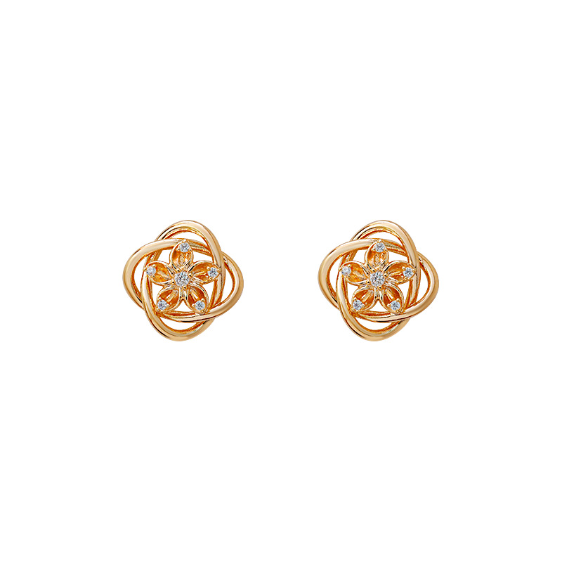 Hyacinth temperamento moda simple pendientes ajardinado delicado incrustado zirconia commuter múltiples orejeras diseño de nicho sentido orejeras para mujeres Item Picture